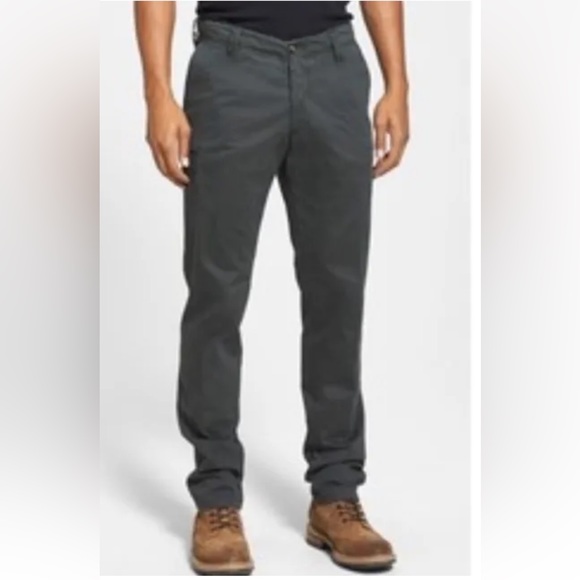 J. W. BRINE Made in Italy Slim Fit Flat Front Brushed Twill Pant 36 NWT $265 - Picture 1 of 12